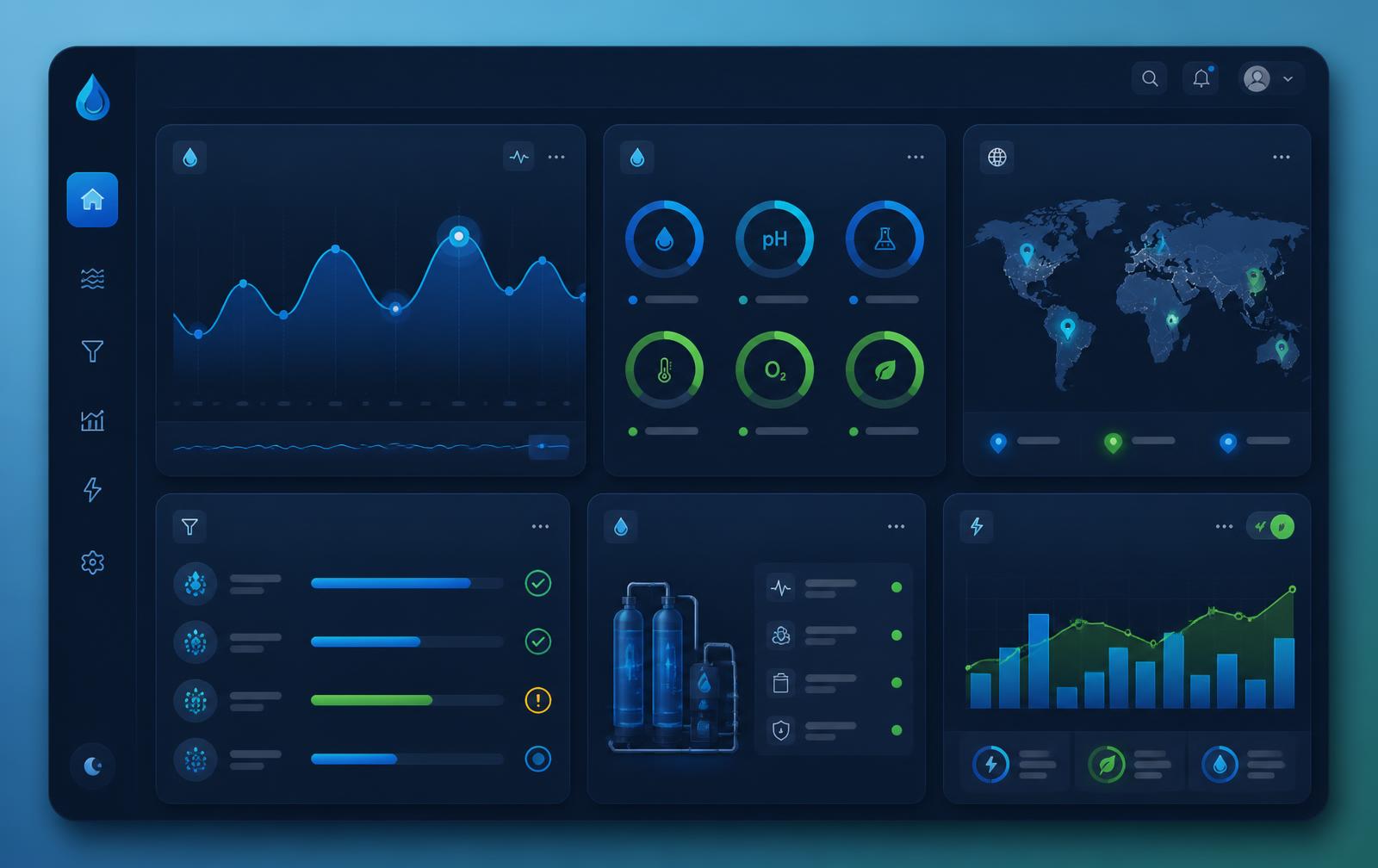 Track Every Drop monitoring dashboard
